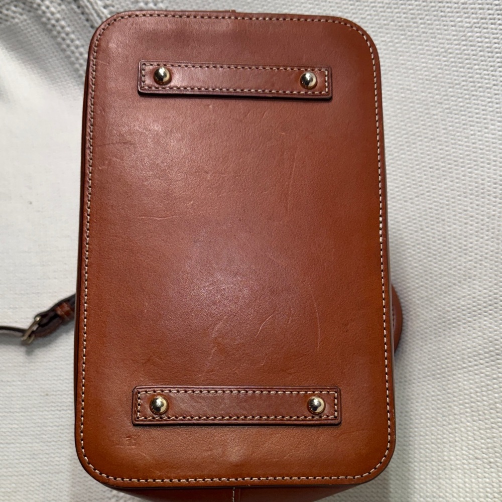 Dooney & Bourke Cream and Brown Satchel - Picture 7 of 7